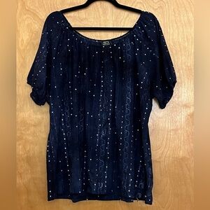 Shannon Ford New York Embellished Blouse 3X